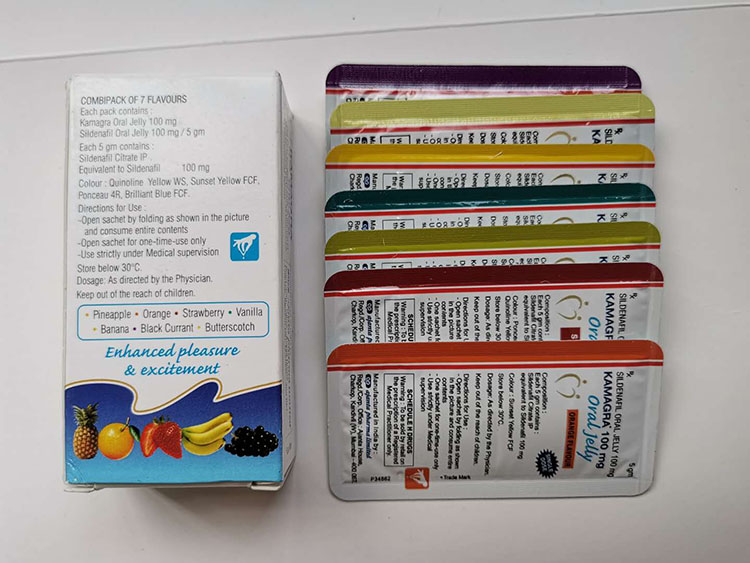 印度威而鋼果凍 7包裝